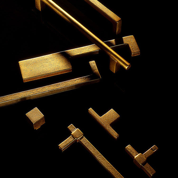 Jolie - Sand Cast Brass Cabinet Hardware and Door Handles from Belgium
