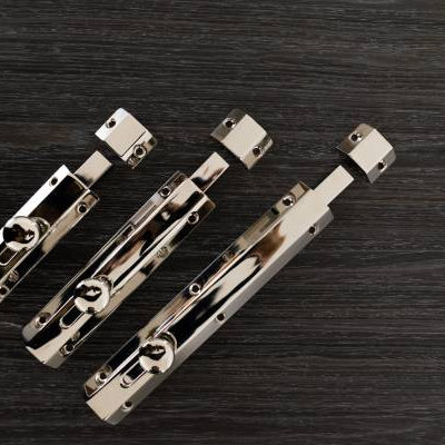 Atlantic Solid Brass Surface Door Bolt 6"