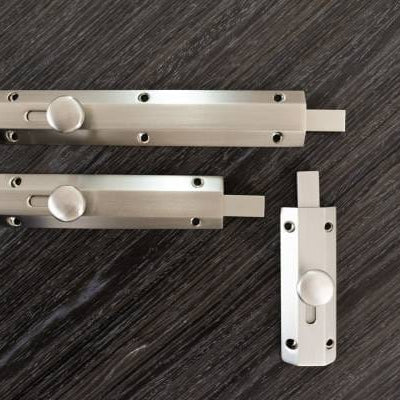 Atlantic Solid Brass Surface Door Bolt 8"