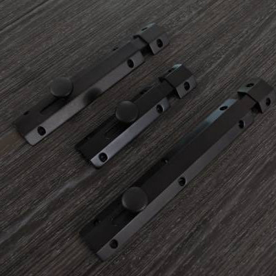 Atlantic Solid Brass Surface Door Bolt 6"
