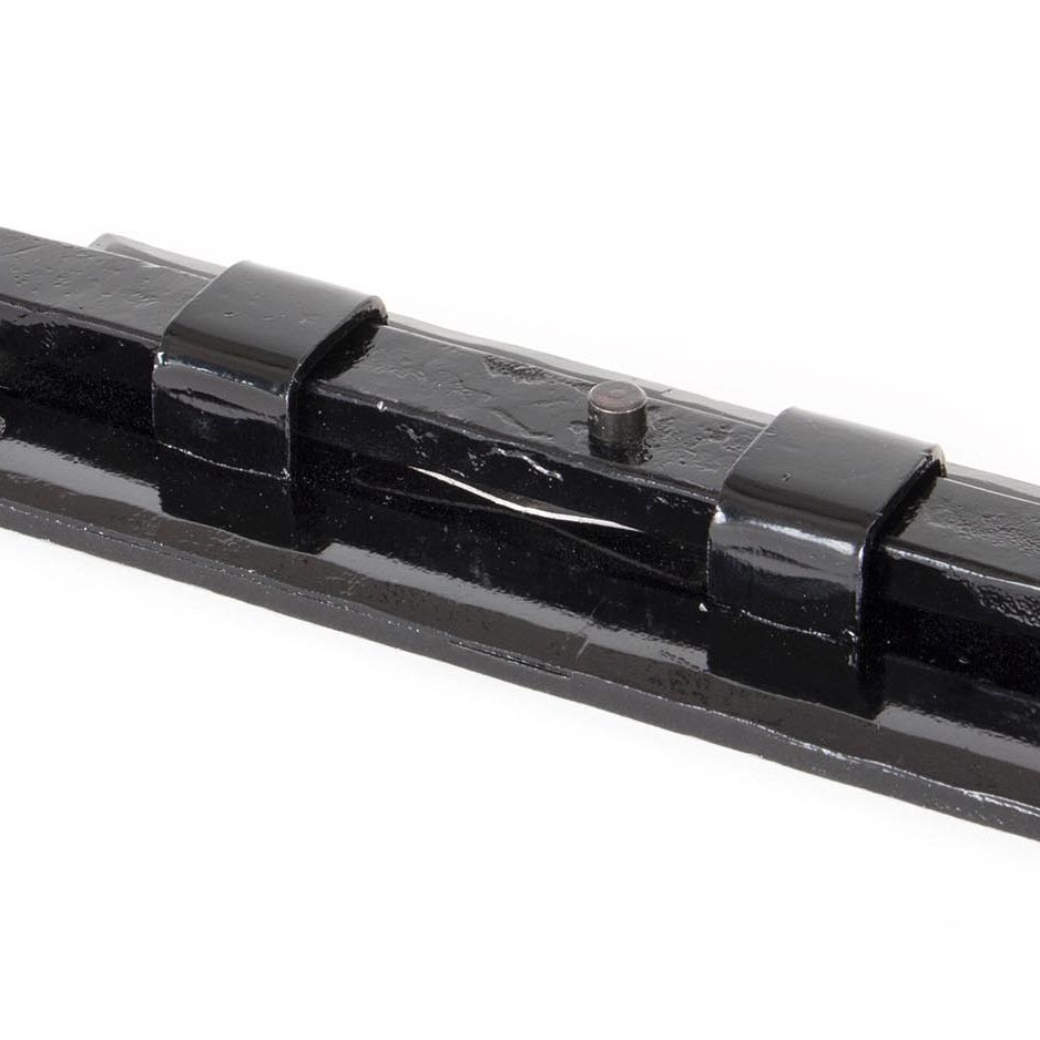 From The Anvil's Black Straight Door Bolt