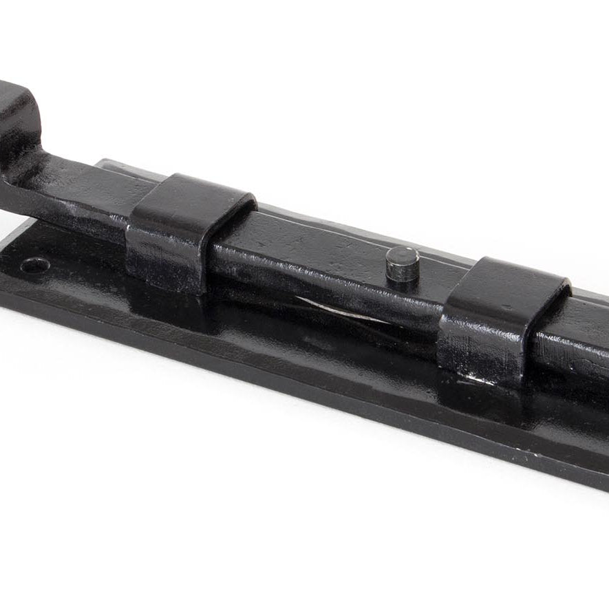 From The Anvil's Black Cranked Door Bolt