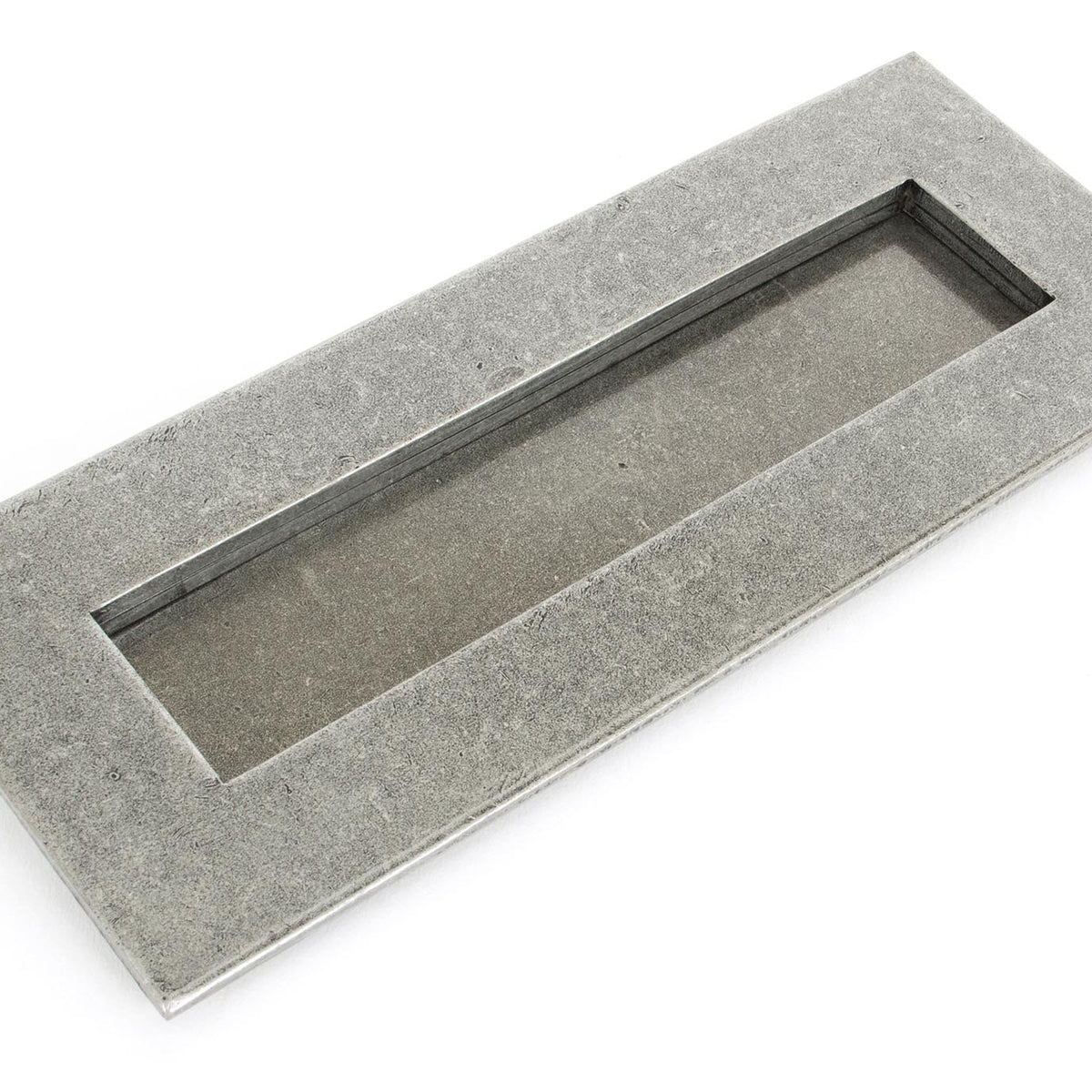 From The Anvil's Pewter Patina Letter Plate