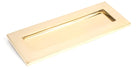 From The Anvil's Polished Brass Letter Plate
