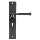 From The Anvil's Black Large Avon Lever Lock Set