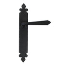 From The Anvil's Black Cromwell Lever Latch Set