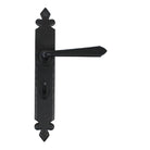From The Anvil's Black Cromwell Lever Bathroom Set