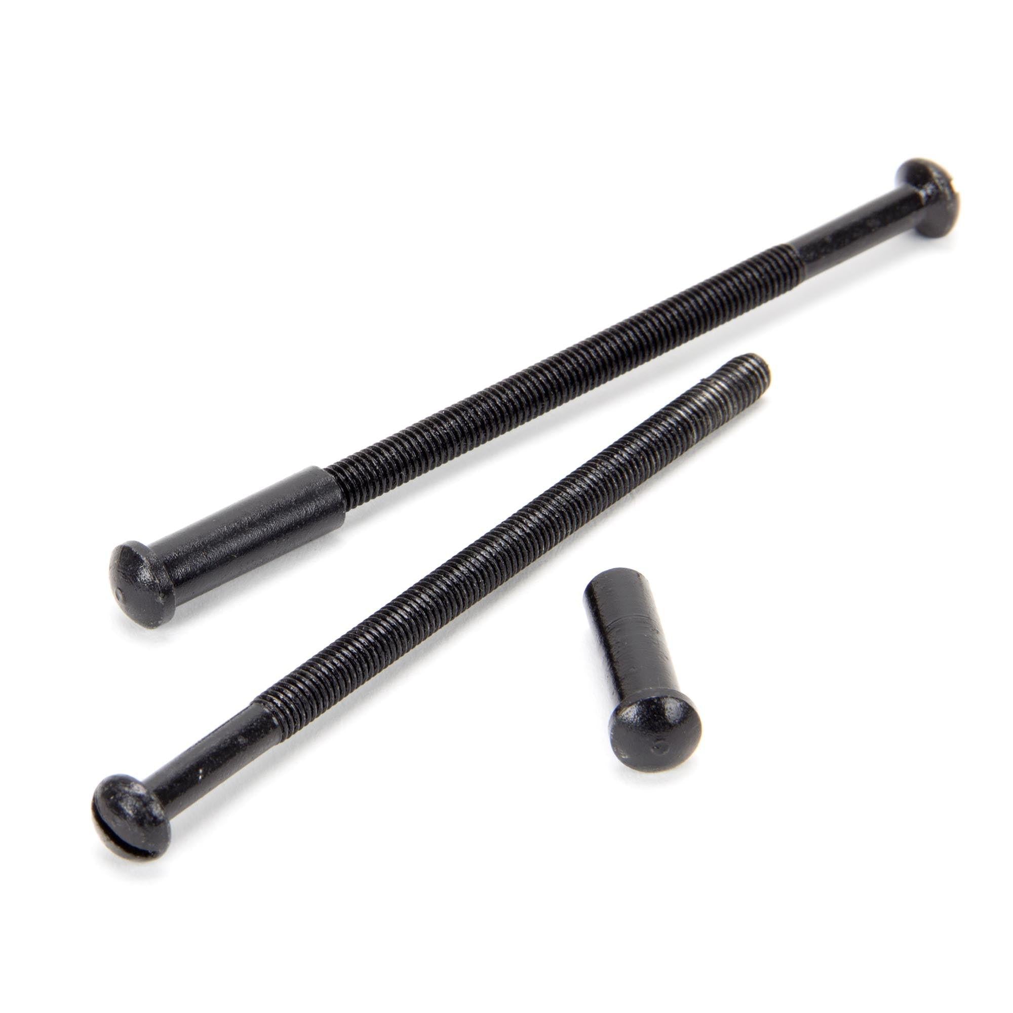 From The Anvil's Black 5mm Male & Female Screws (2) - No Slots