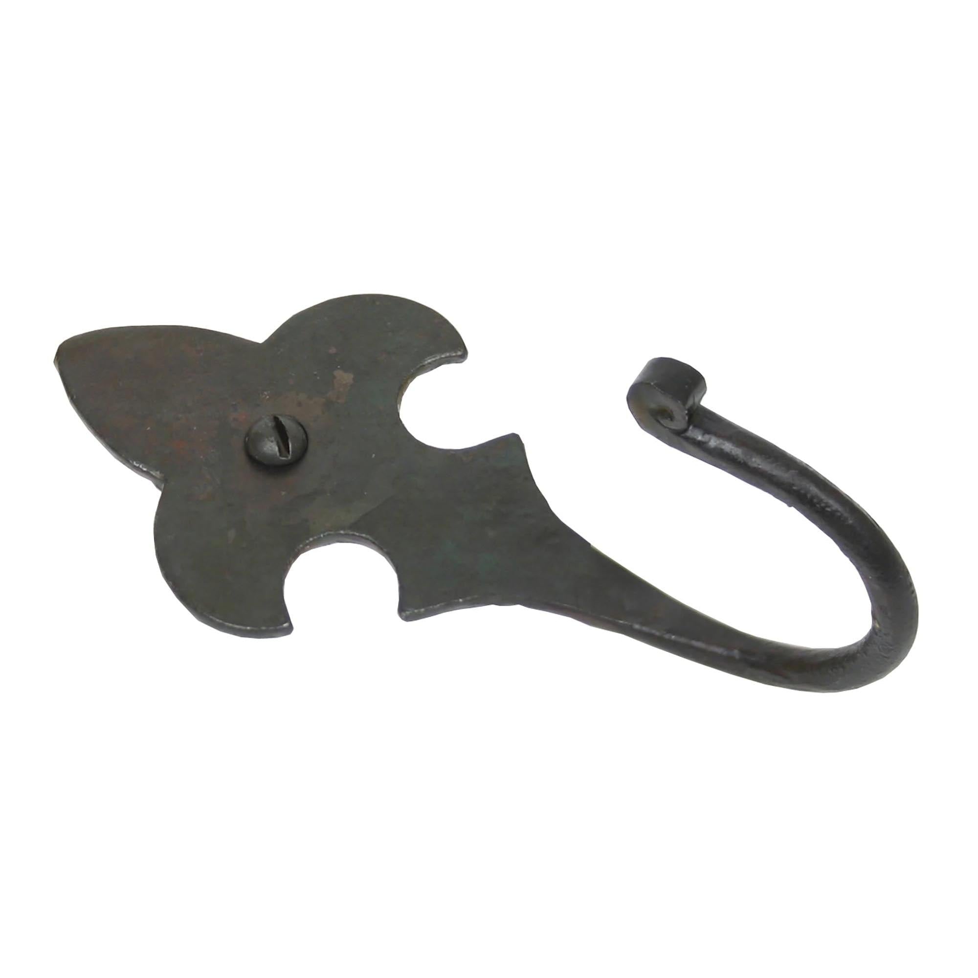 From The Anvil's Beeswax Fleur-De-Lys Coat Hook
