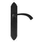 From The Anvil's Black Gothic Curved Sprung Lever Latch Set