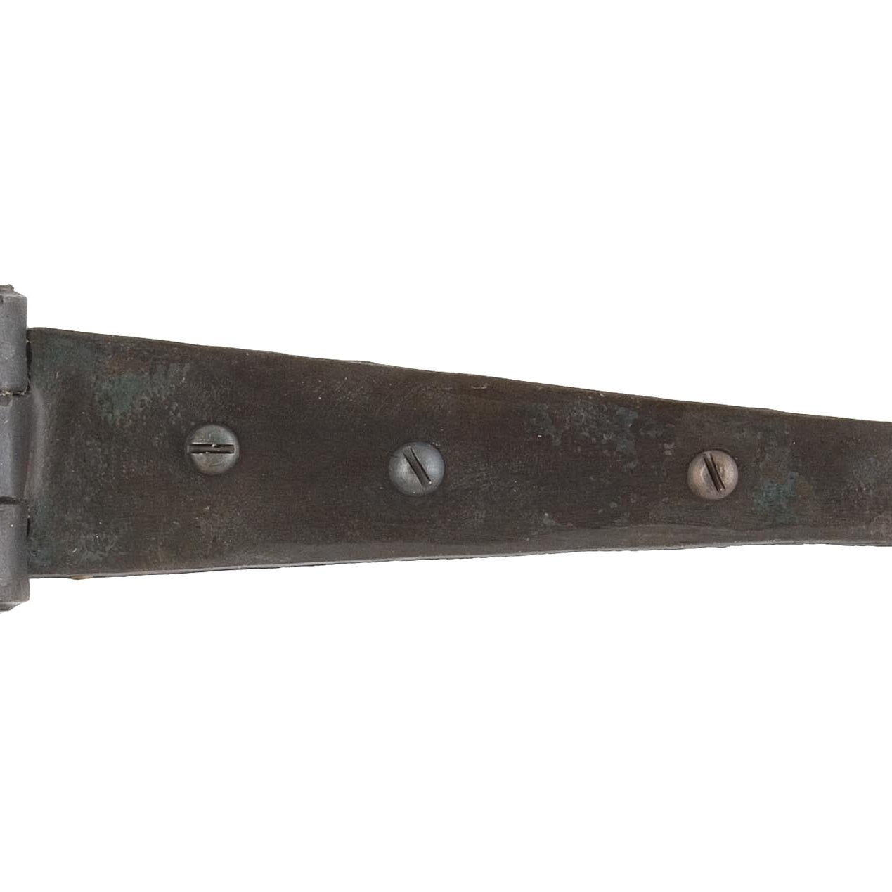 From The Anvil's Beeswax Penny End T Hinge (pair)