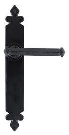 From The Anvil's Black Tudor Lever Latch Set