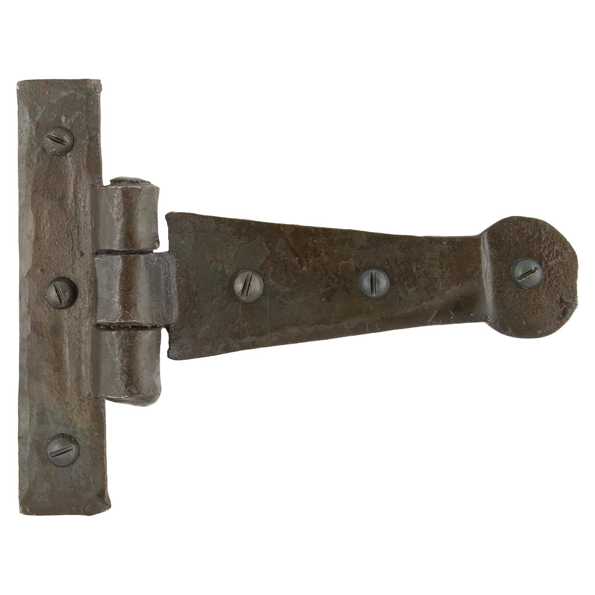 From The Anvil's Beeswax Penny End T Hinge (pair)