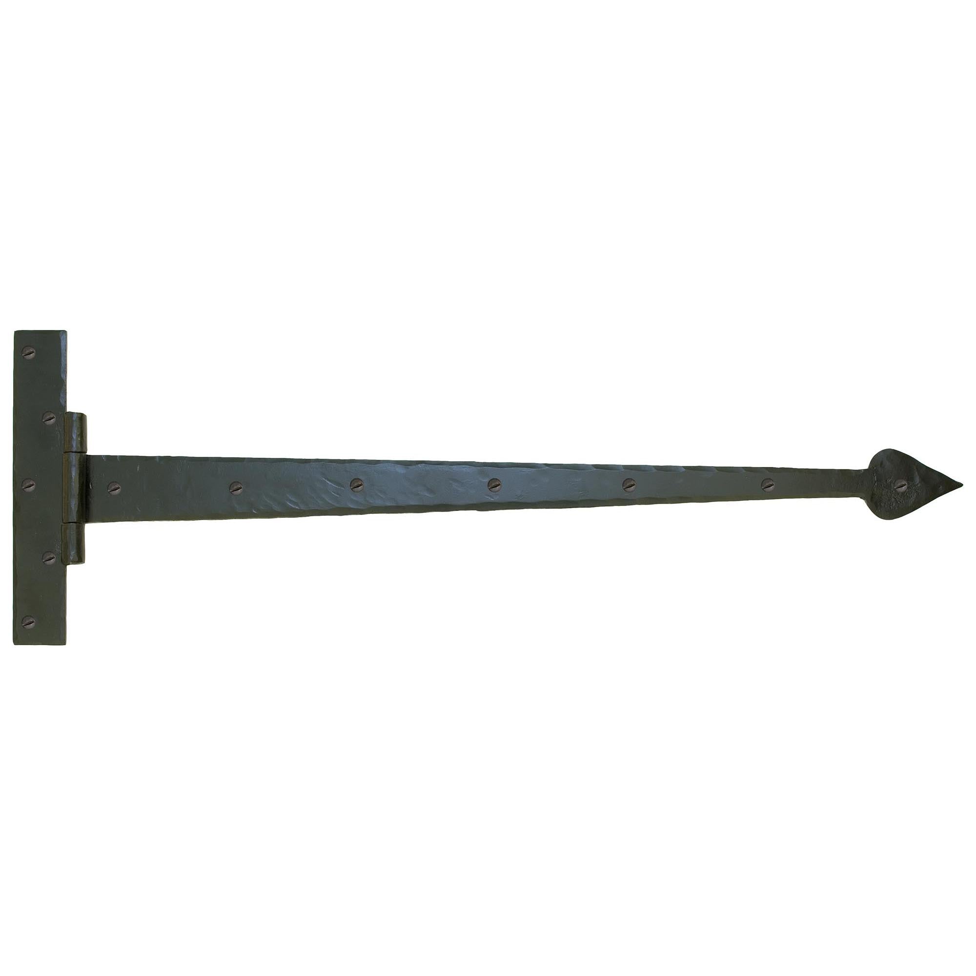 From The Anvil's Black Barn Door 36" T Hinge (pair)