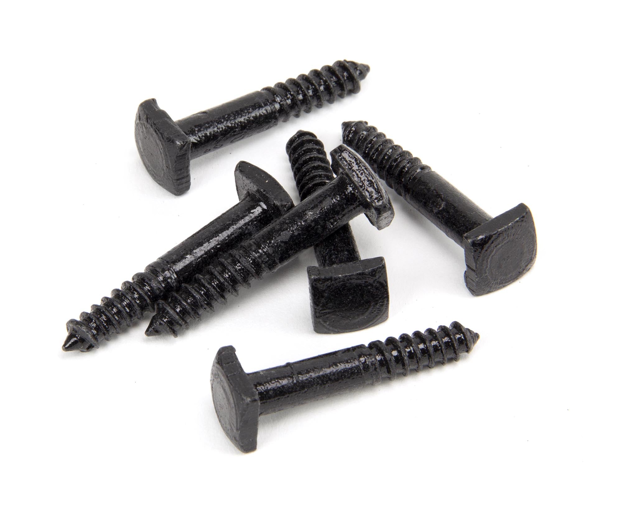 From The Anvil's Black Lagg Bolt for Cottage Latch (6)