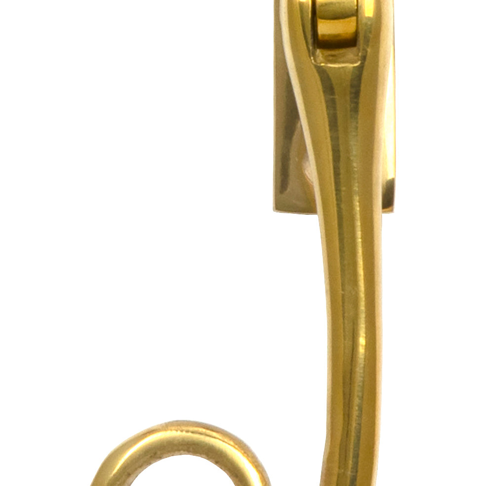 From The Anvil's Polished Brass Slim Monkeytail Espag