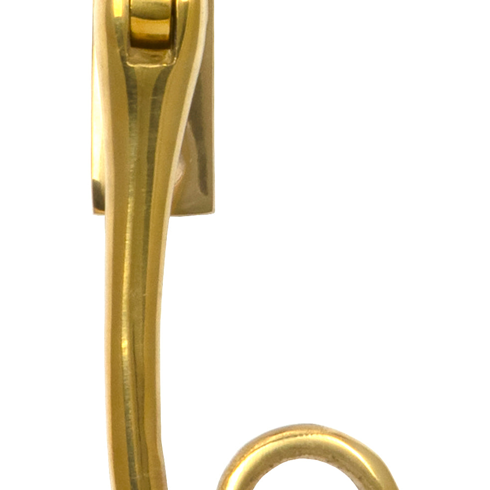 From The Anvil's Polished Brass Slim Monkeytail Espag