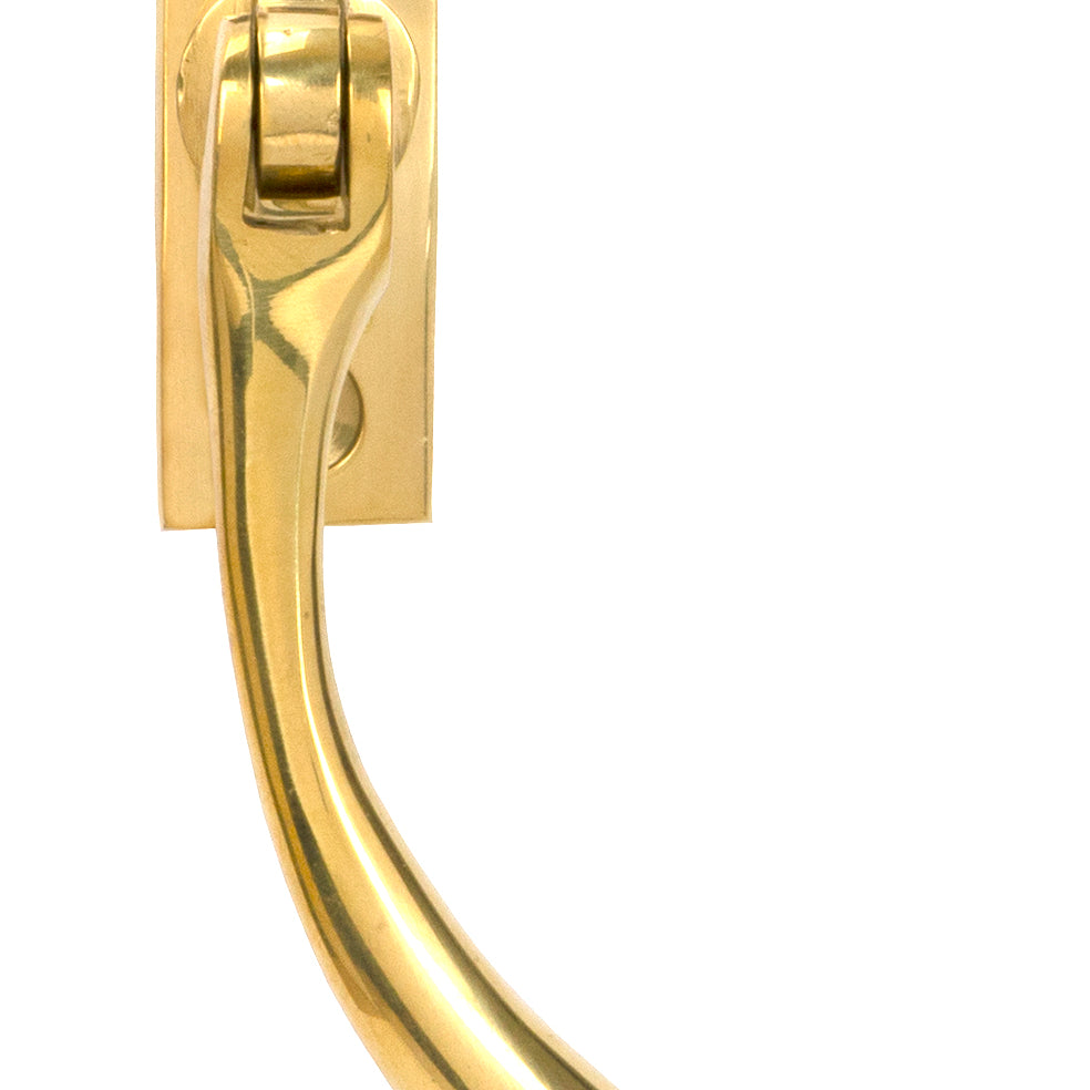 From The Anvil's Polished Brass Slim Peardrop Espag