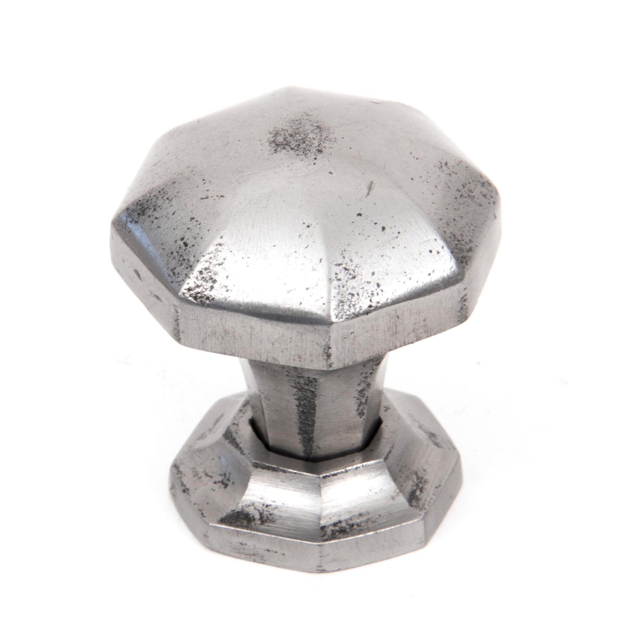 From The Anvil's Natural Smooth Octagonal Cabinet Knob