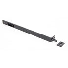 From The Anvil's Black 12" Flush/Slide Door Bolt