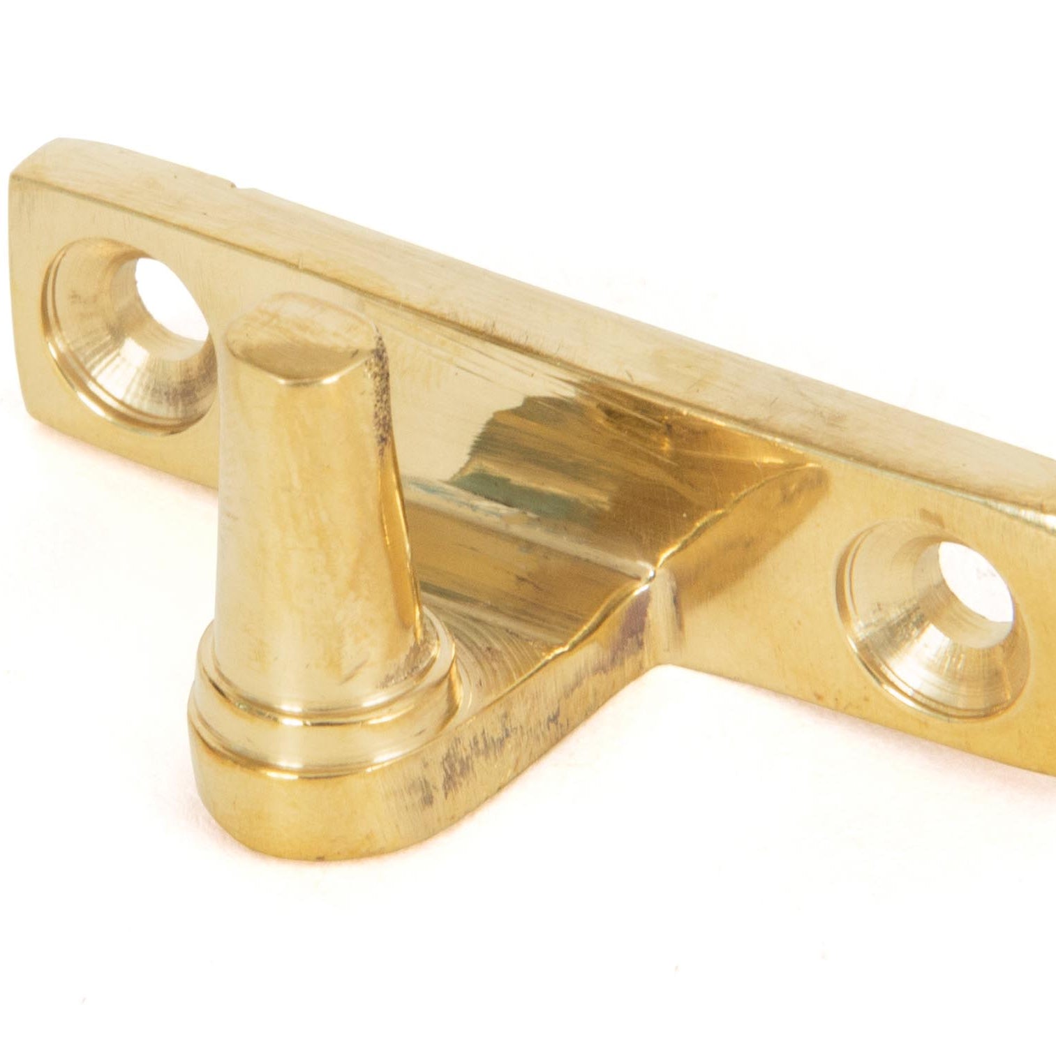 From The Anvil's Polished Brass Cranked Stay Pin