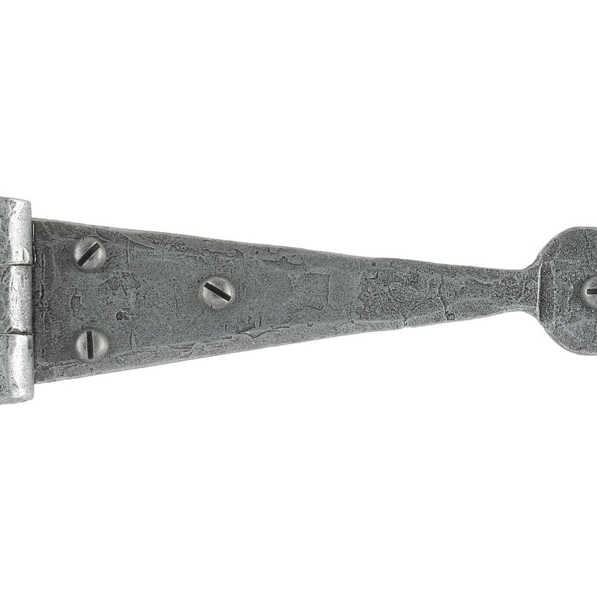 From The Anvil's Pewter Patina Arrow Head T Hinge (pair)