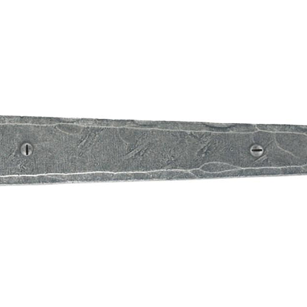 From The Anvil's Pewter Patina Penny End T Hinge (pair)