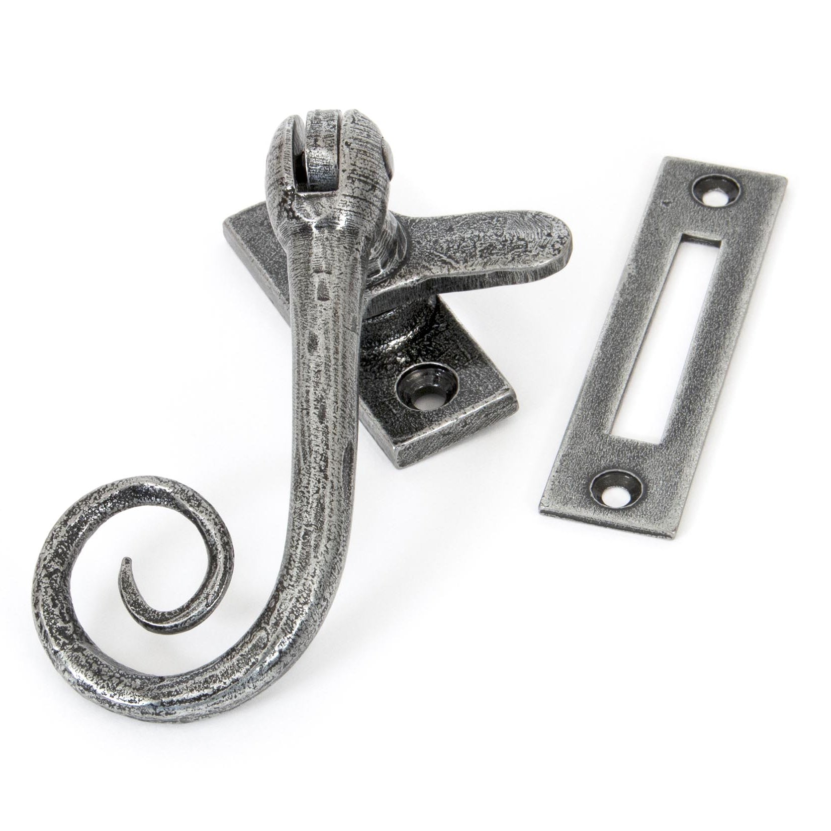 From The Anvil's Pewter Patina Monkeytail Fastener
