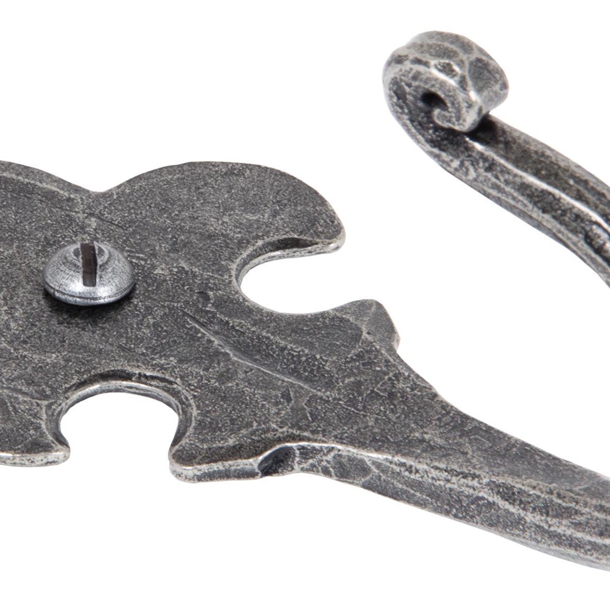 From The Anvil's Pewter Patina Fleur-De-Lys Coat Hook