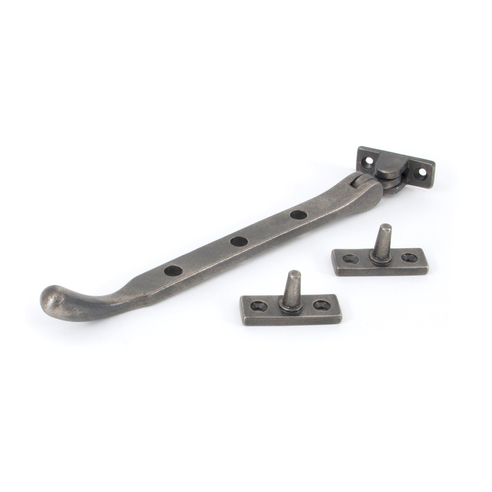 From The Anvil's Antique Pewter Peardrop Stay