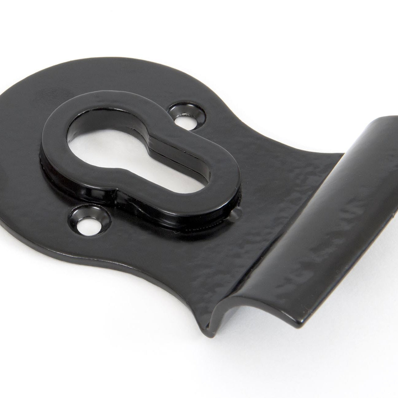 From The Anvil's Black Euro Door Pull
