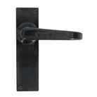 From The Anvil's Black Deluxe Lever Latch Set
