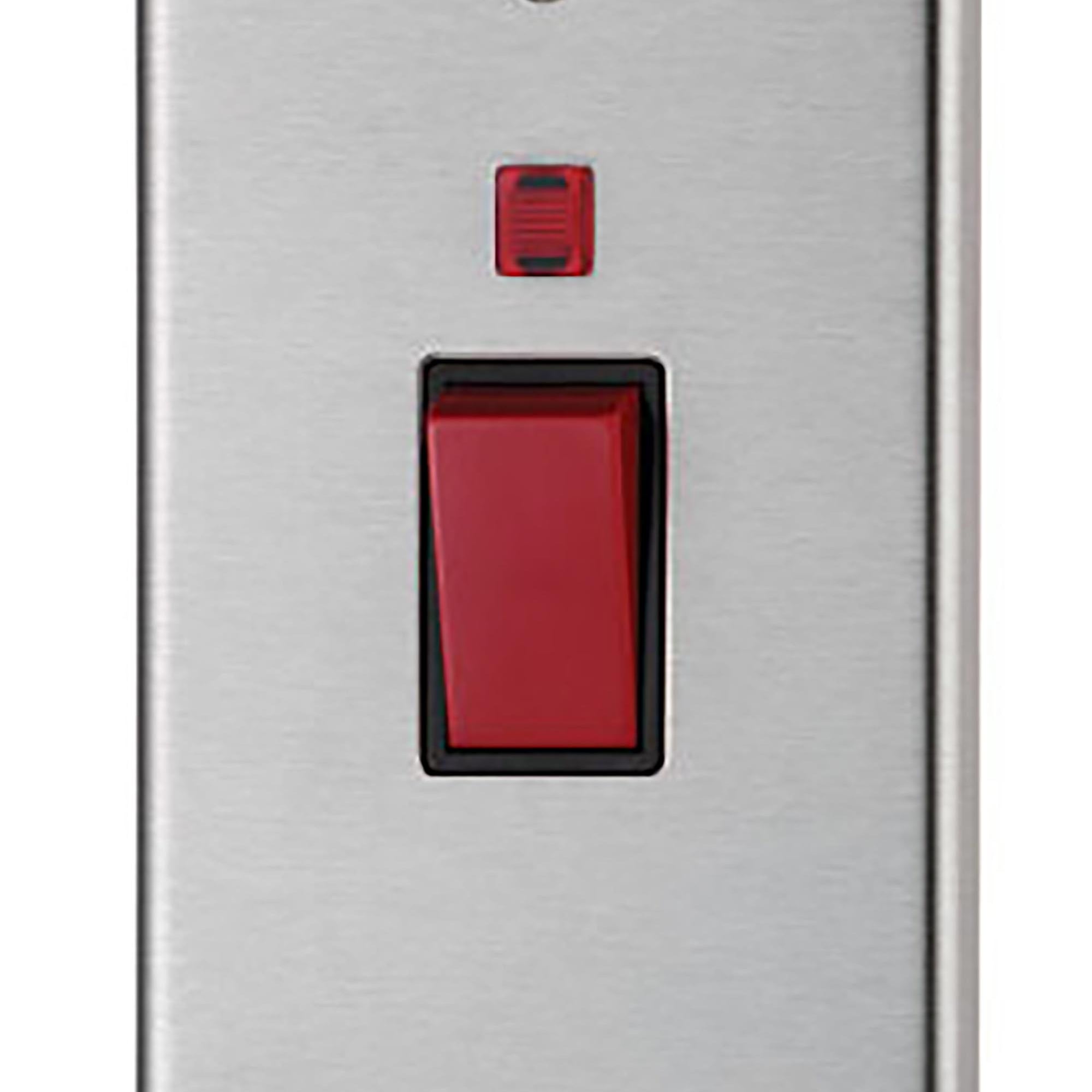 From The Anvil's Satin Stainless Steel Double Plate Cooker Switch
