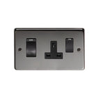 From The Anvil's Black Nickel 45 Amp Switch & Socket