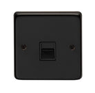 From The Anvil's Matt Black Telephone Socket