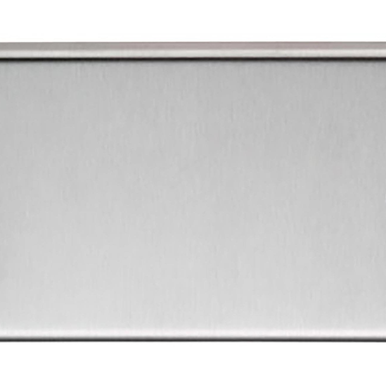 From The Anvil's Satin Stainless Steel Double Blank Plate