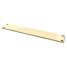 From The Anvil's Aged Brass Art Deco Fingerplate