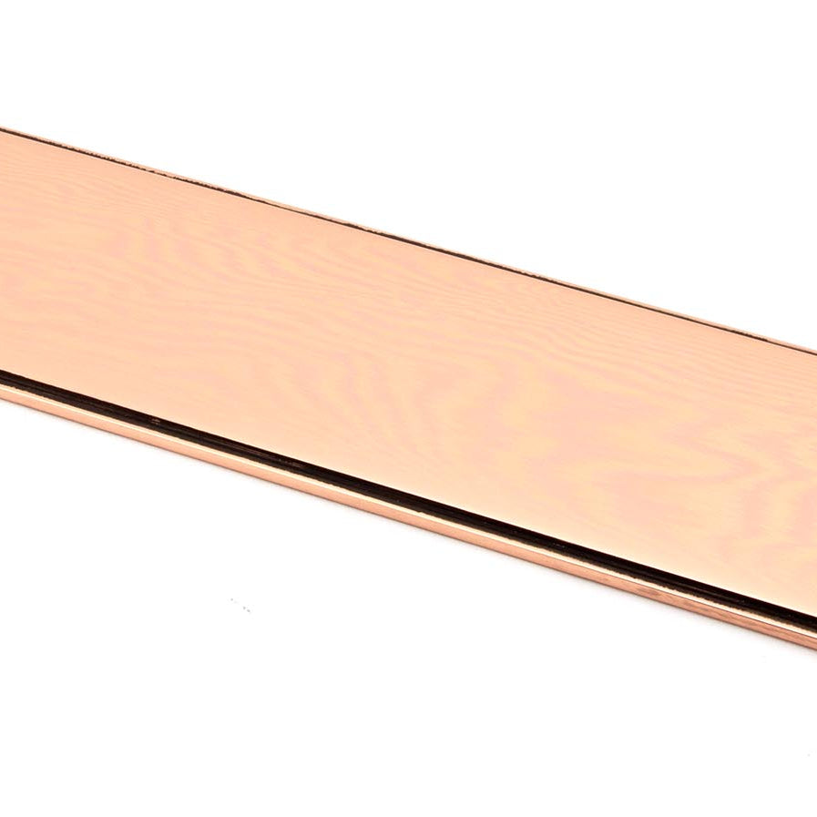 From The Anvil's Polished Bronze Art Deco Fingerplate