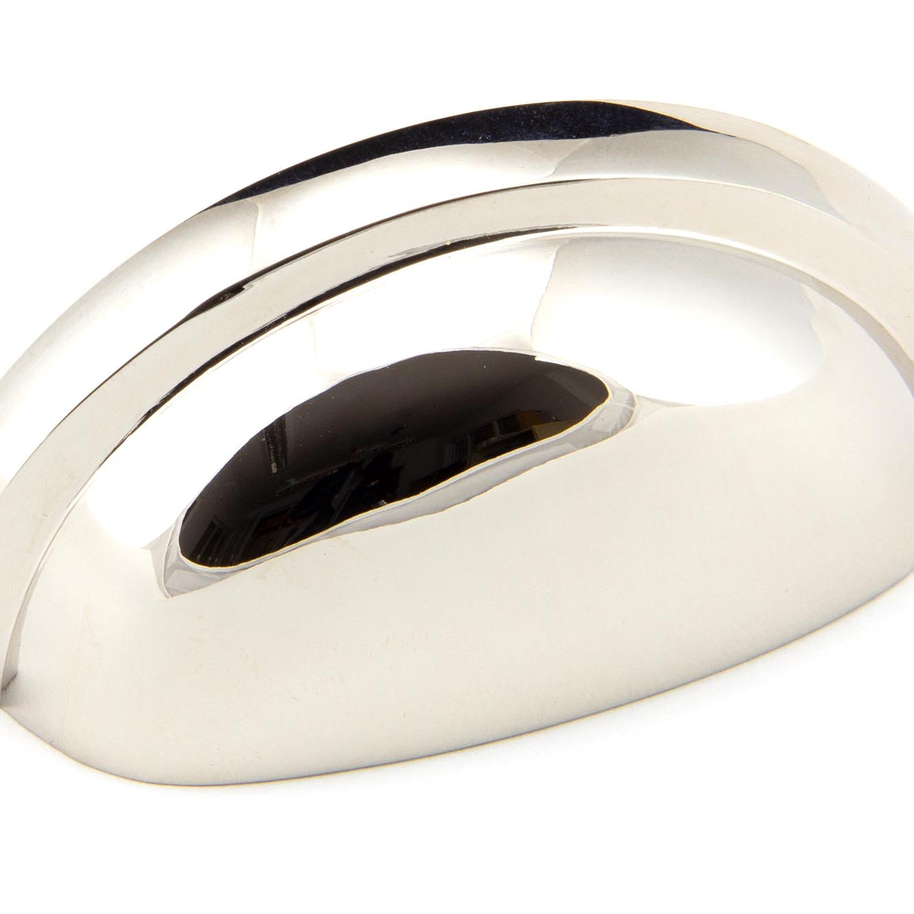 From The Anvil's Polished Nickel Regency Concealed Drawer Pull