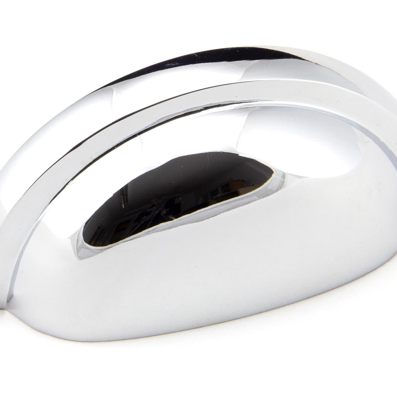 From The Anvil's Polished Chrome Regency Concealed Drawer Pull