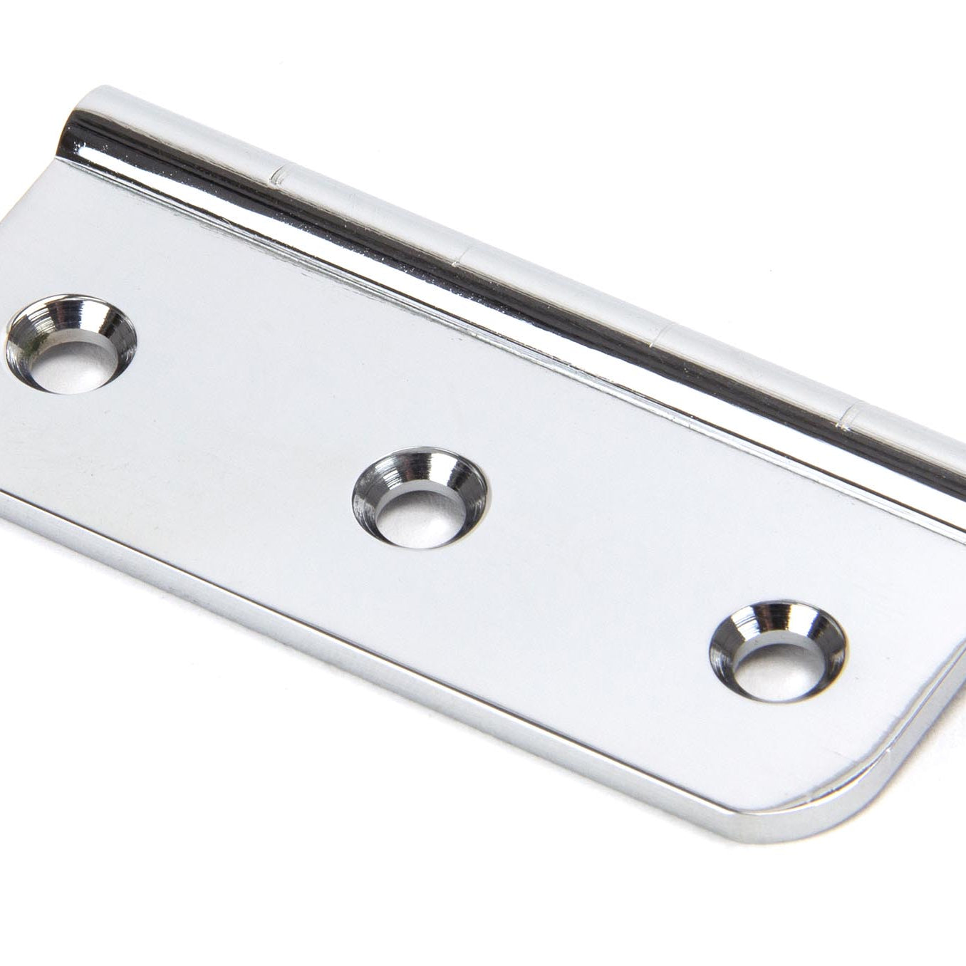 From The Anvil's Polished Chrome Dummy Butt Hinge (single)