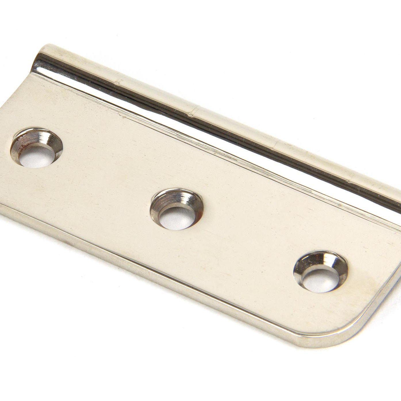 From The Anvil's Polished Nickel Dummy Butt Hinge (single)
