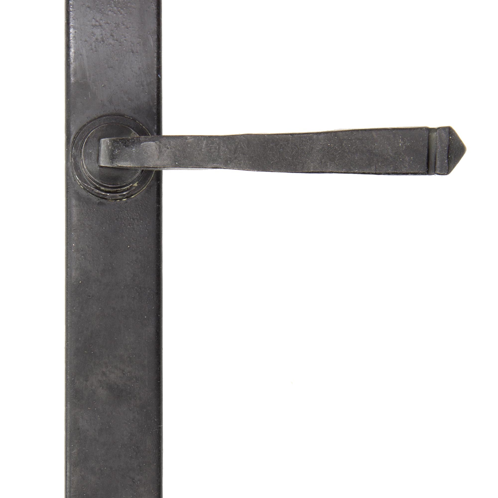 From The Anvil's External Beeswax Avon Slimline Lever Espag. Latch Set