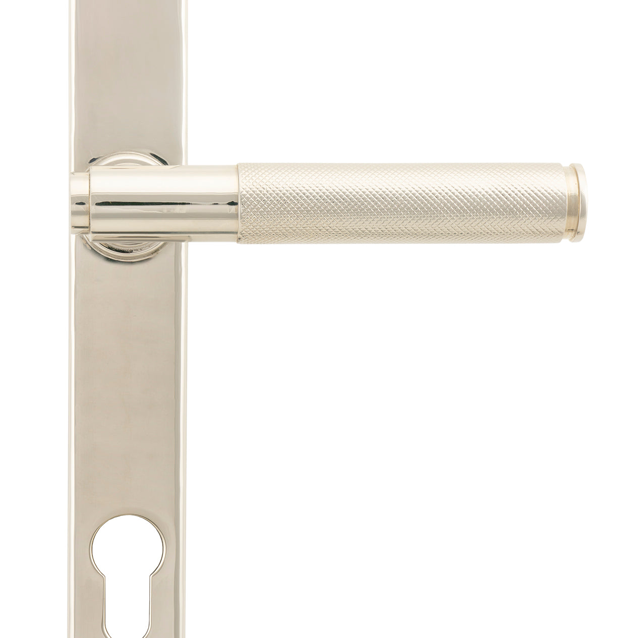 From The Anvil's Polished Nickel Brompton Slimline Lever Espag. Lock Set