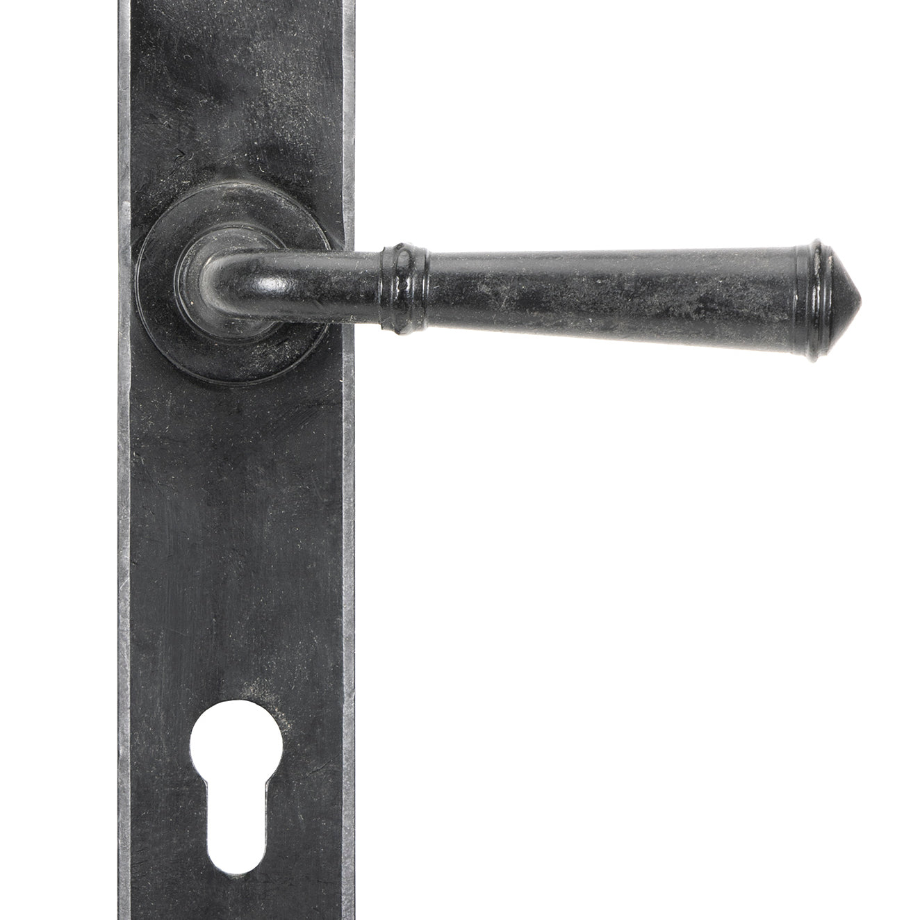 From The Anvil's External Beeswax Regency Lever Espag. Lock Set