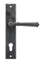 From The Anvil's External Beeswax Regency Lever Espag. Lock Set