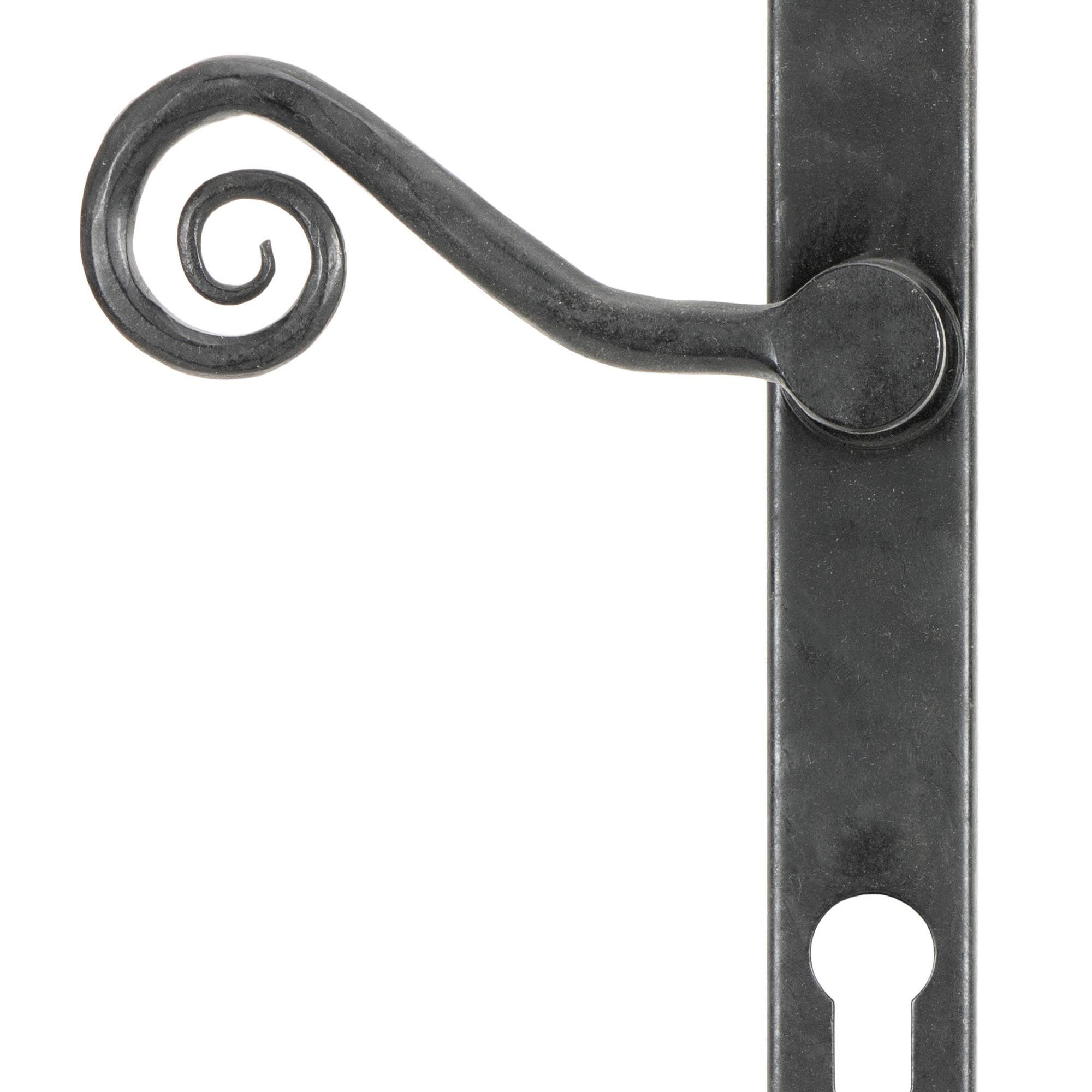 From The Anvil's External Beeswax Monkeytail Slimline Lever Espag. Lock Set