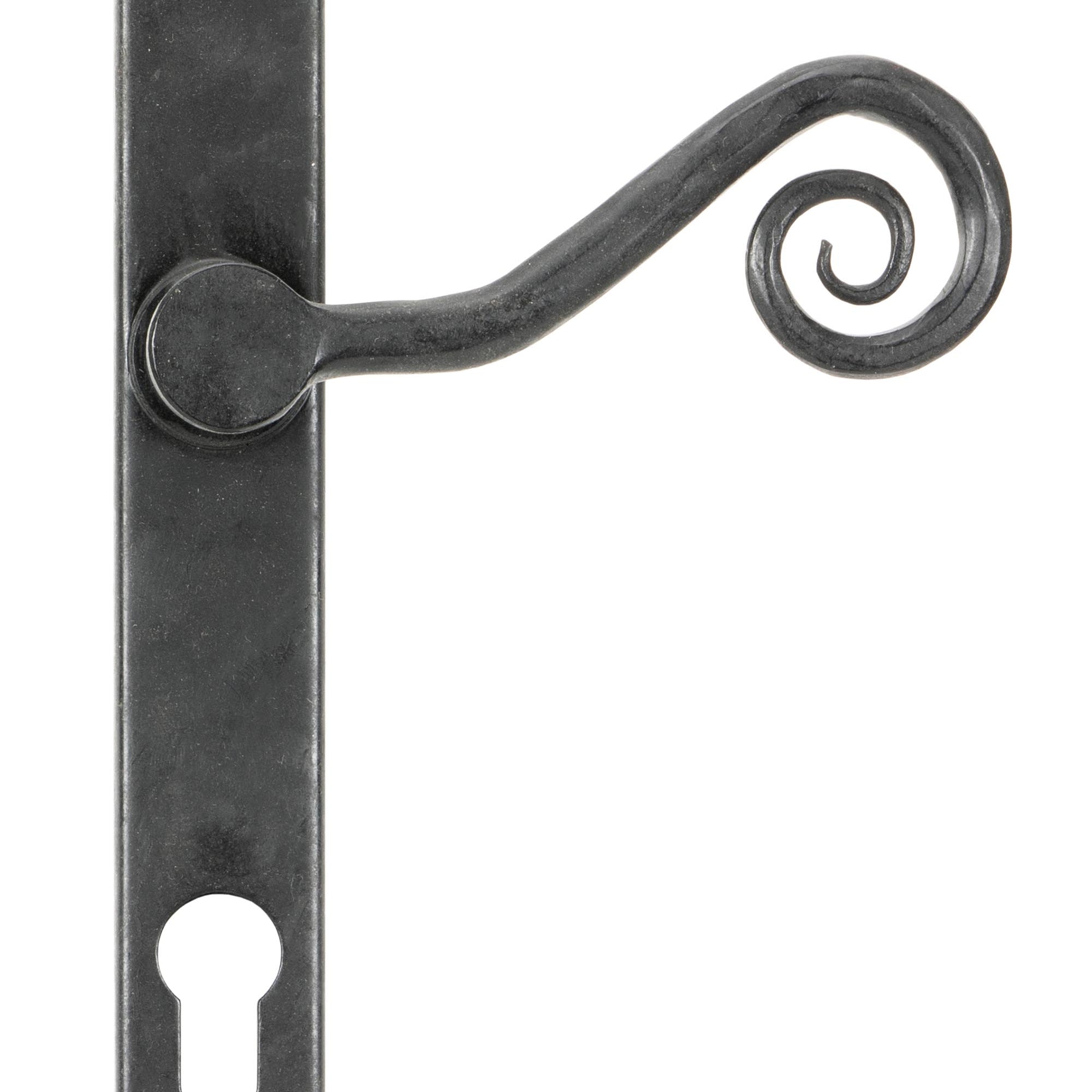 From The Anvil's External Beeswax Monkeytail Slimline Lever Espag. Lock Set