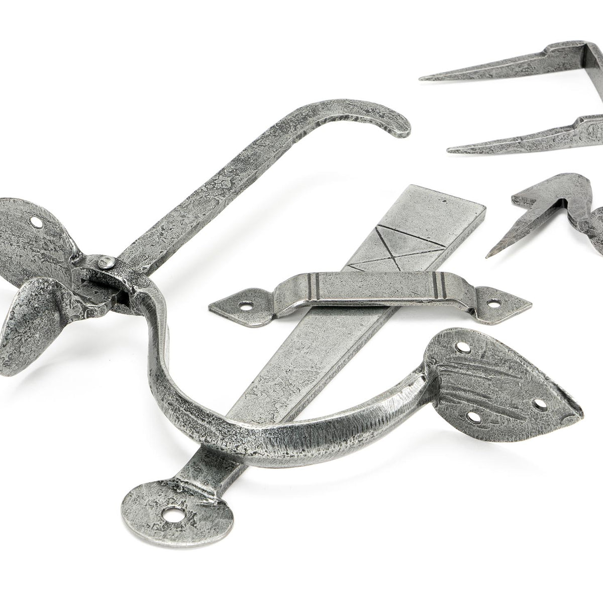 From The Anvil's Pewter Patina Gothic Thumblatch