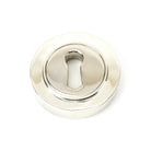 From The Anvil's Polished Nickel Round Escutcheon